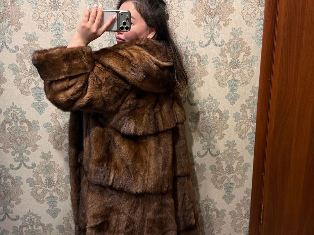 Нет бренда Норковая шуба — фото 2
