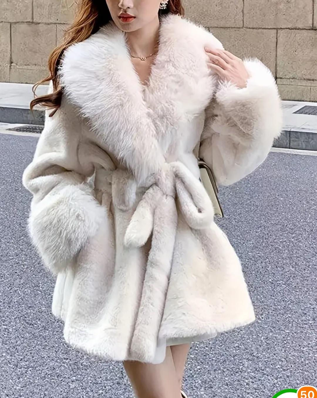 ШУБА-ПОДРУГА Белая шуба — фото 2
