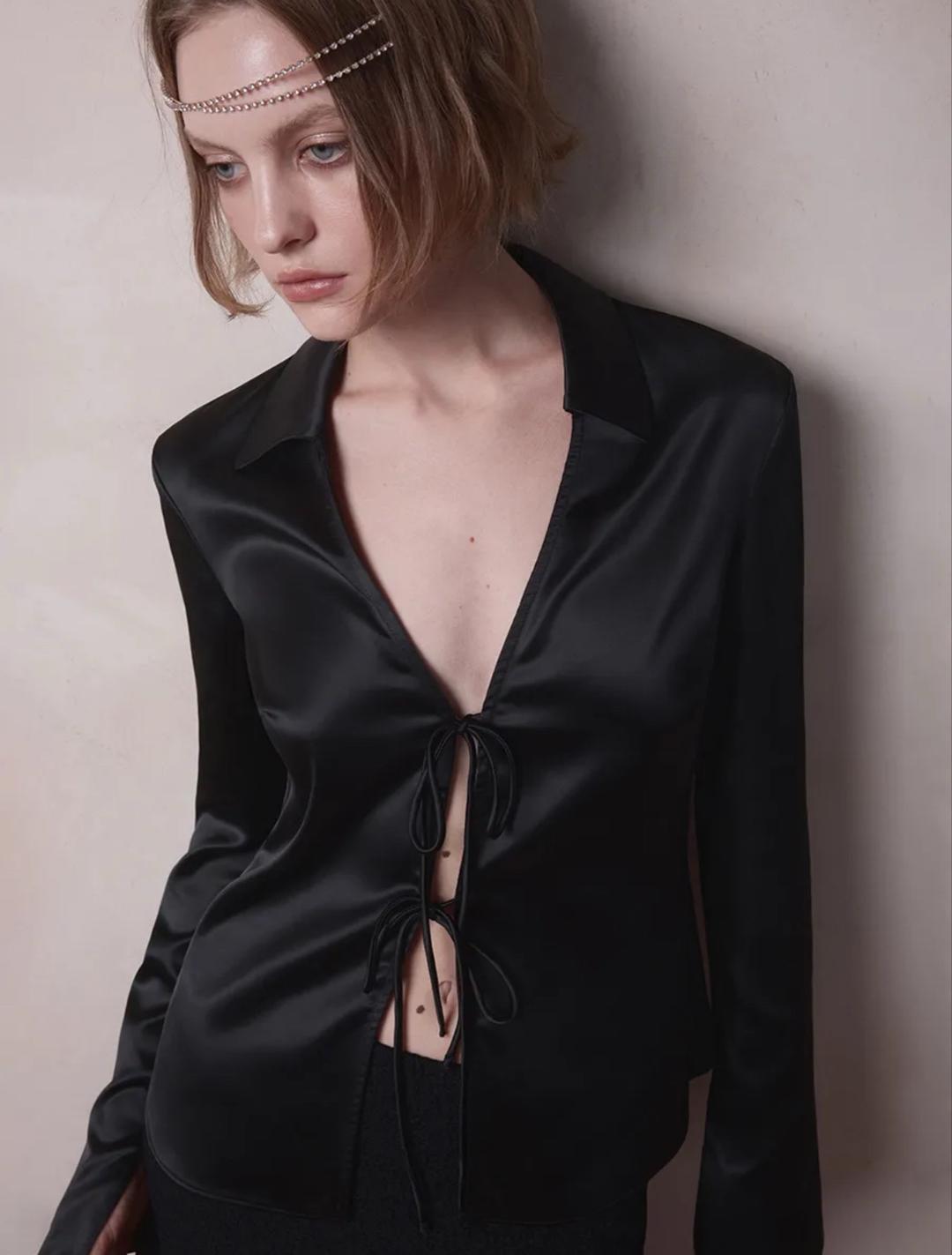 Zara Блузка zara атласная — фото 2