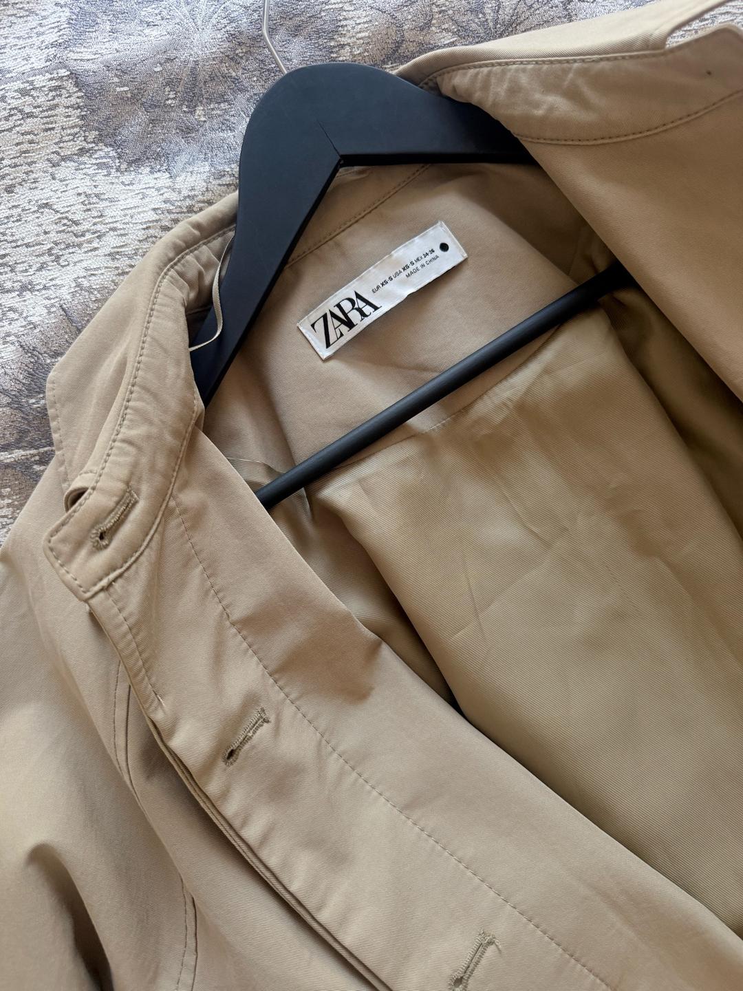 Zara Укороченный тренч ZARA — фото 2