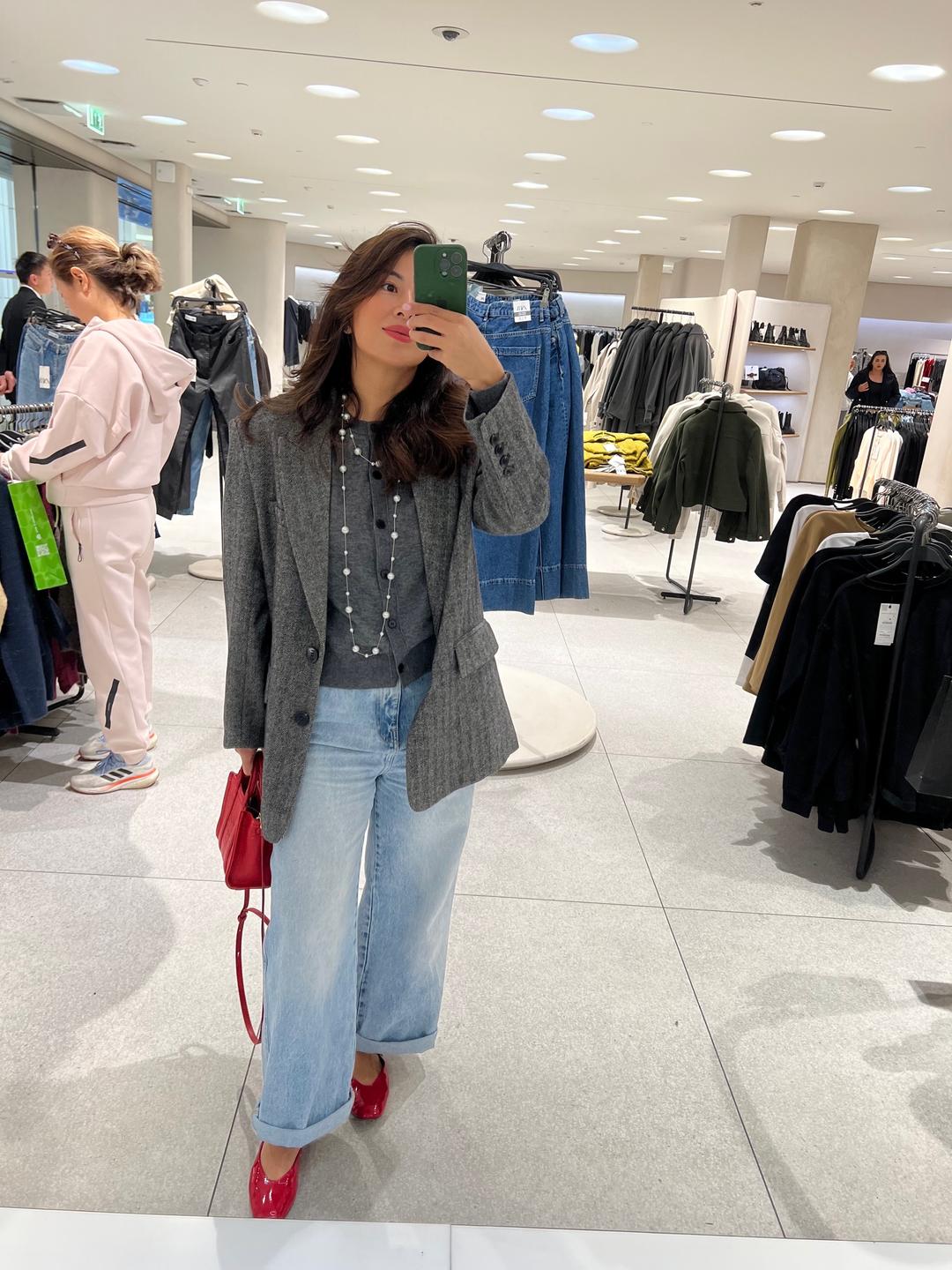 Bershka Серый пиджак — фото 2