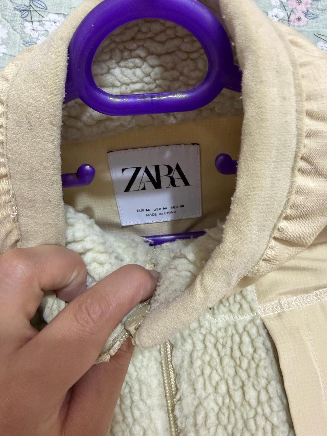Zara Куртка Zara из искусственного меха — фото 2