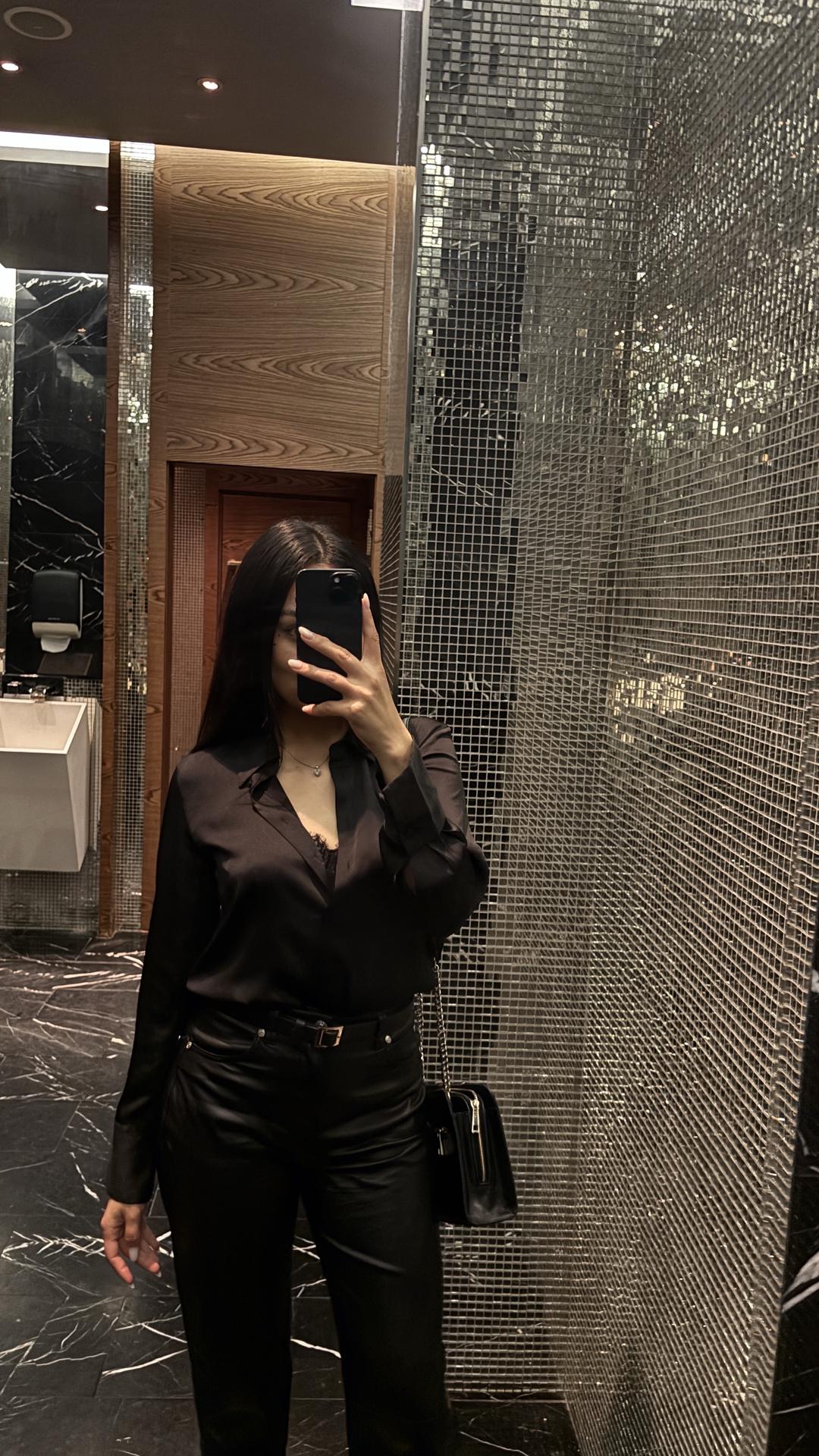 Zara черная рубашку zara — фото 2