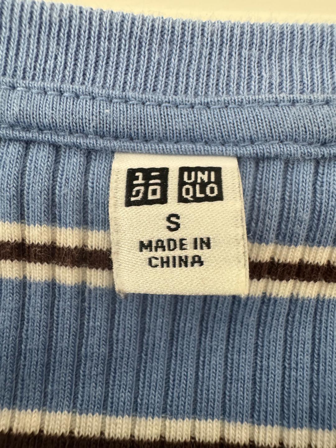 Uniqlo Топ Uniqlo в полоску — фото 2