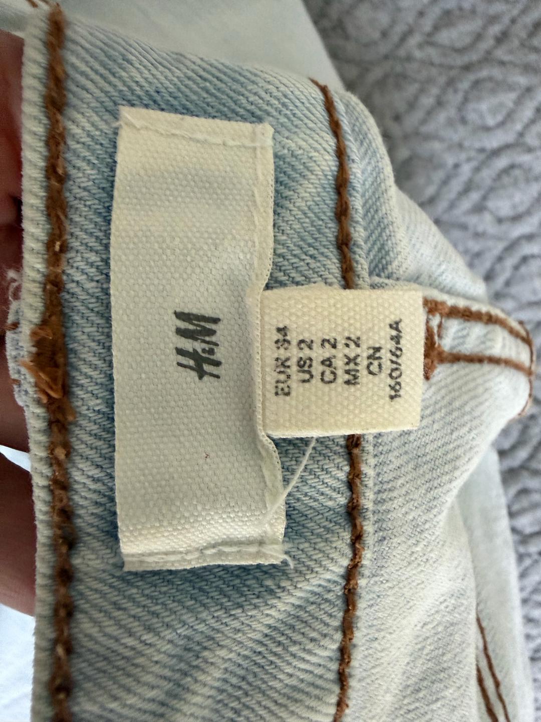 H&M Джинсы летние плотные — фото 2