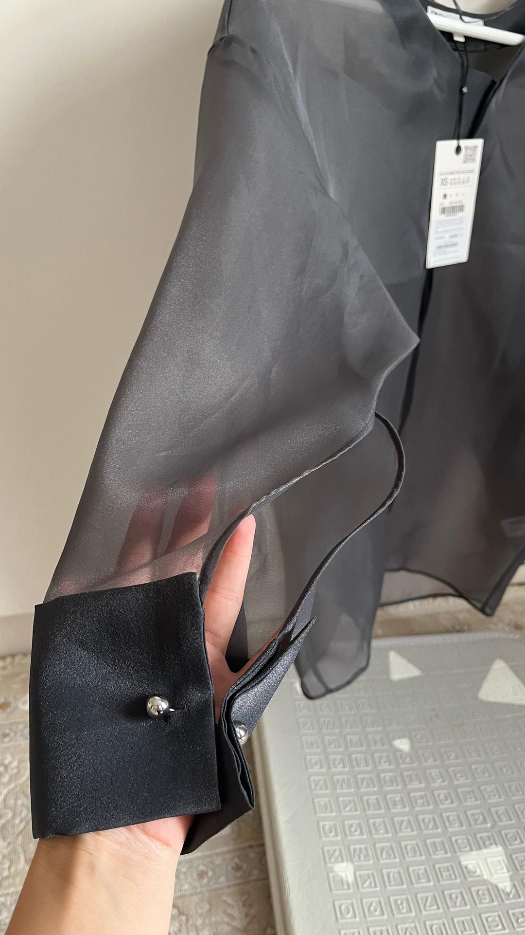 Zara Блуза Zara из органзы — фото 2