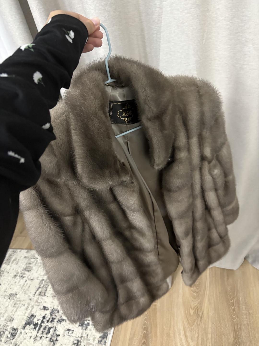Нет бренда Шуба натуральная норка — фото 2