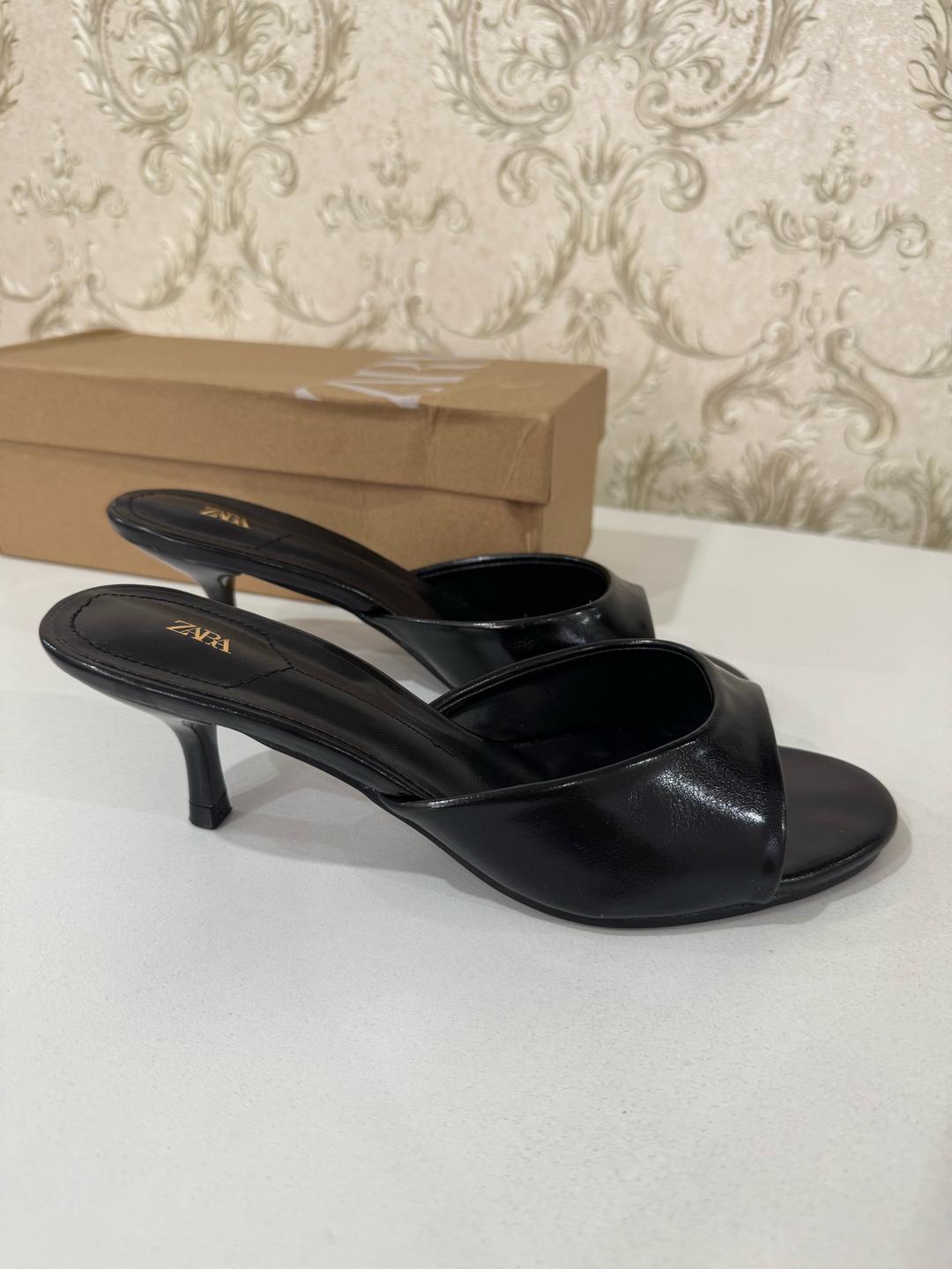 Zara Черные мюли Zara — фото 2