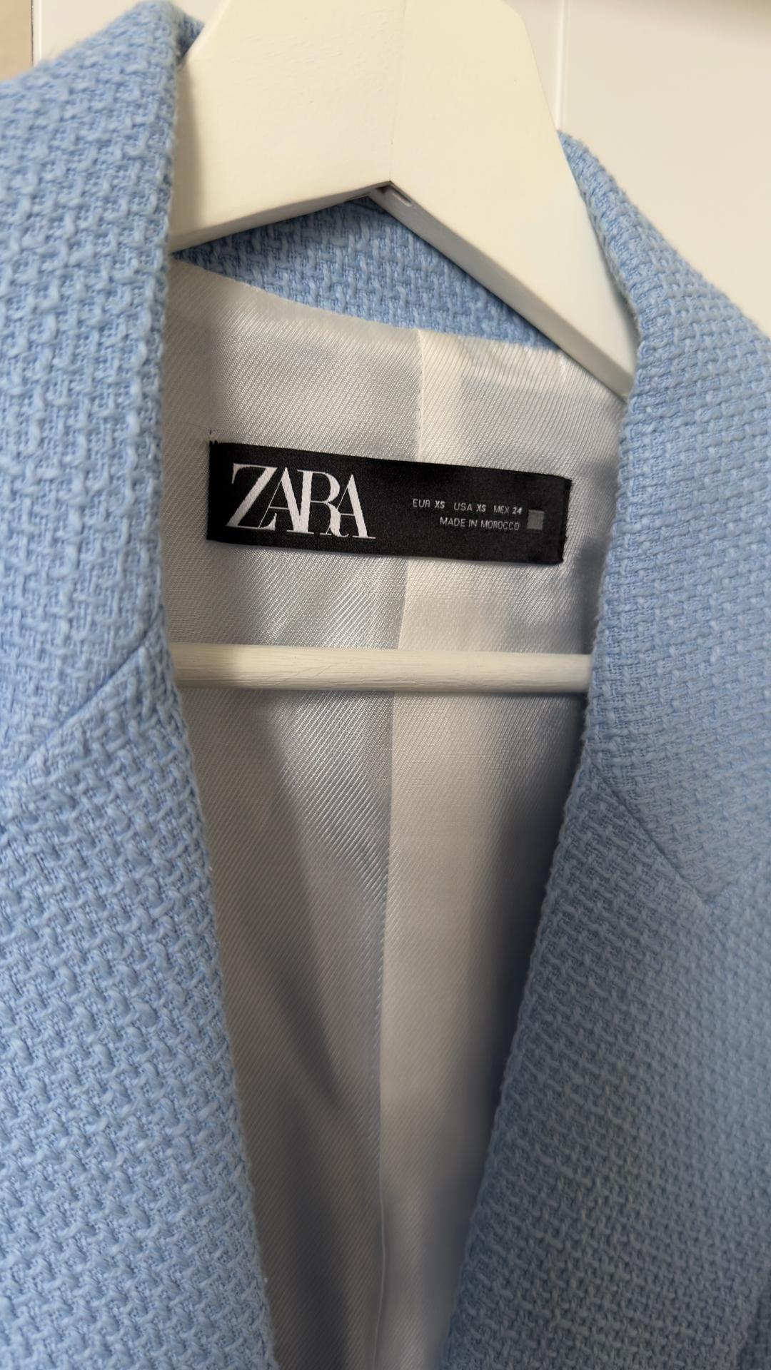 Zara Твидовый пиджак Zara — фото 2