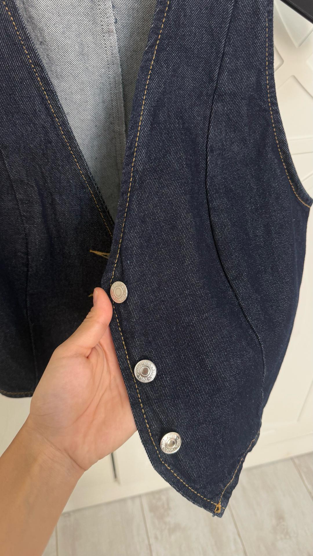 Zara Джинсовая жилетка ZARA — фото 2