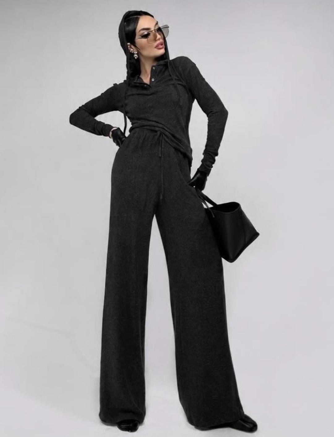 angel’s skin Трикотажный костюм с худи и брюками — фото 2
