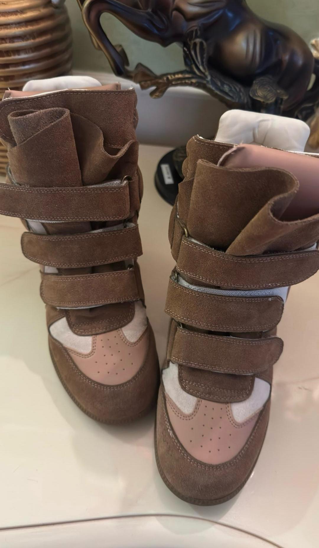 Isabel Marant Сникерсы Isabel Marant на танкетке — фото 2