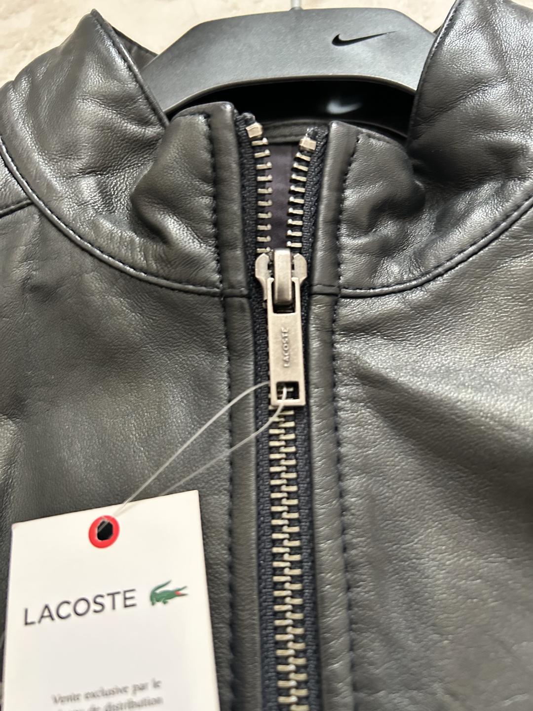 Lacoste Lacoste кожаная женская куртка — фото 2