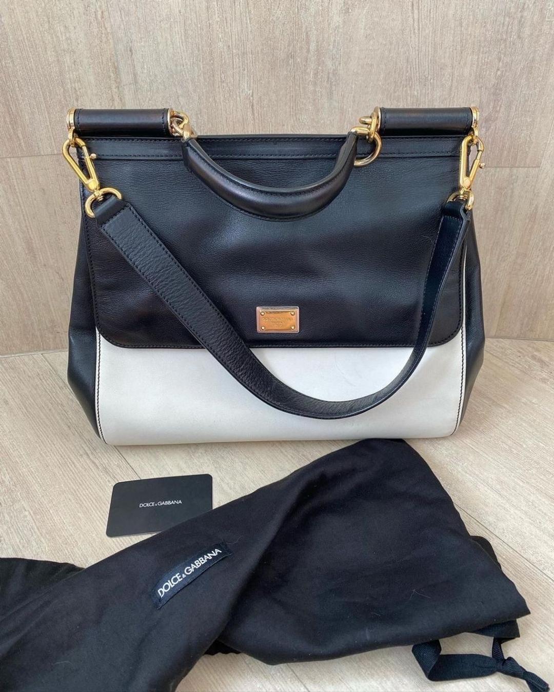 Dolce & Gabbana Dolce&Gabbana Sicily Большой размер, натуральная кожа. Оригинал 100% — фото 2