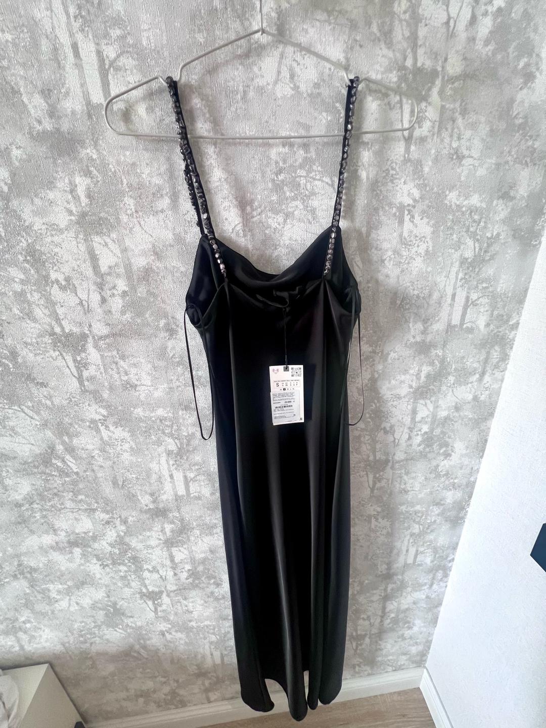 Zara Платье-комбинация миди — фото 2