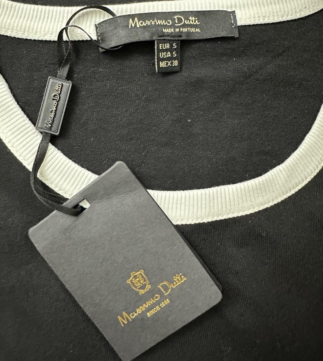 Massimo Dutti Топ черный новый — фото 2