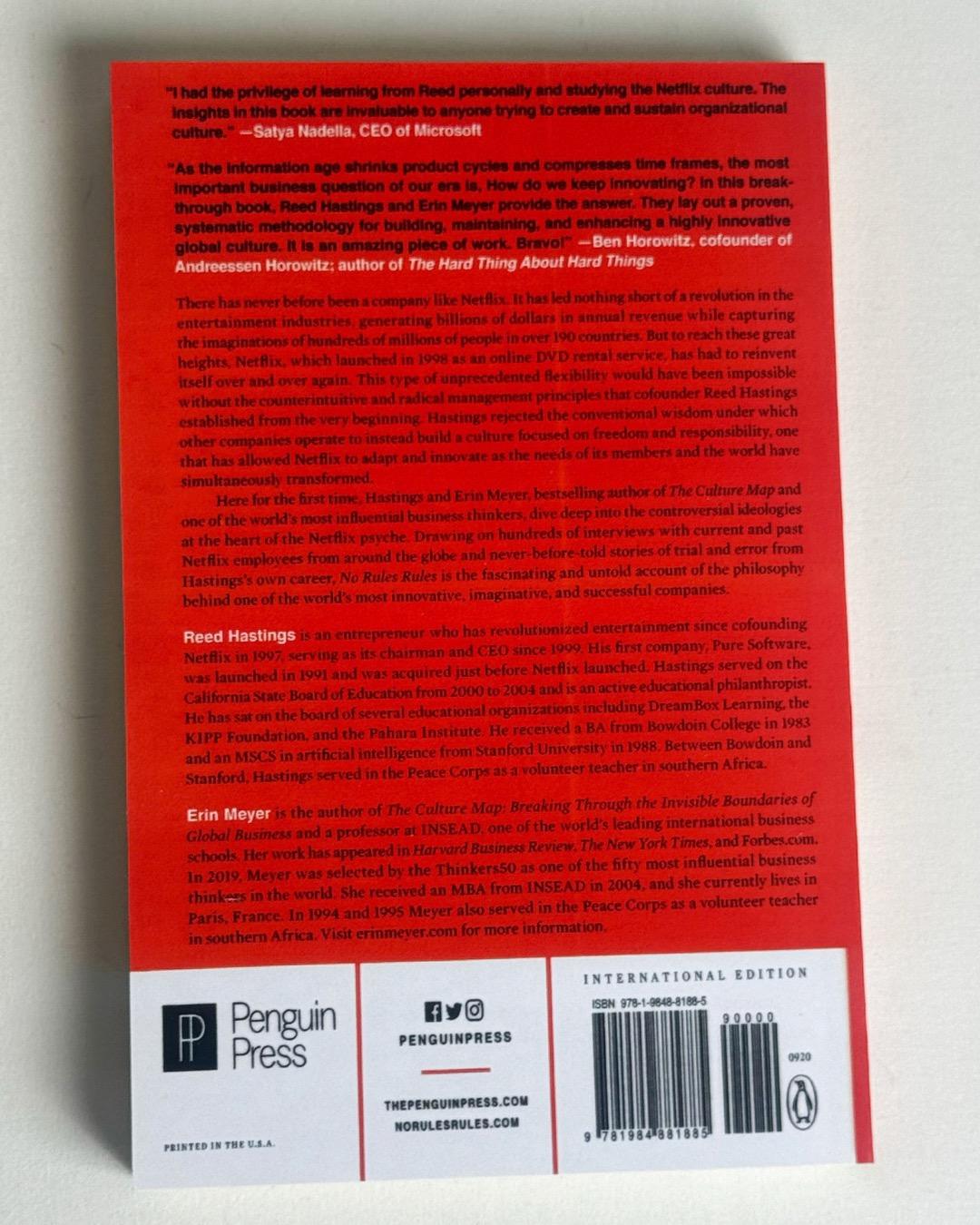 Reed Hastings, Erin Meyer No Rules Rules: Netflix and the Culture of Reinvention — фото 2