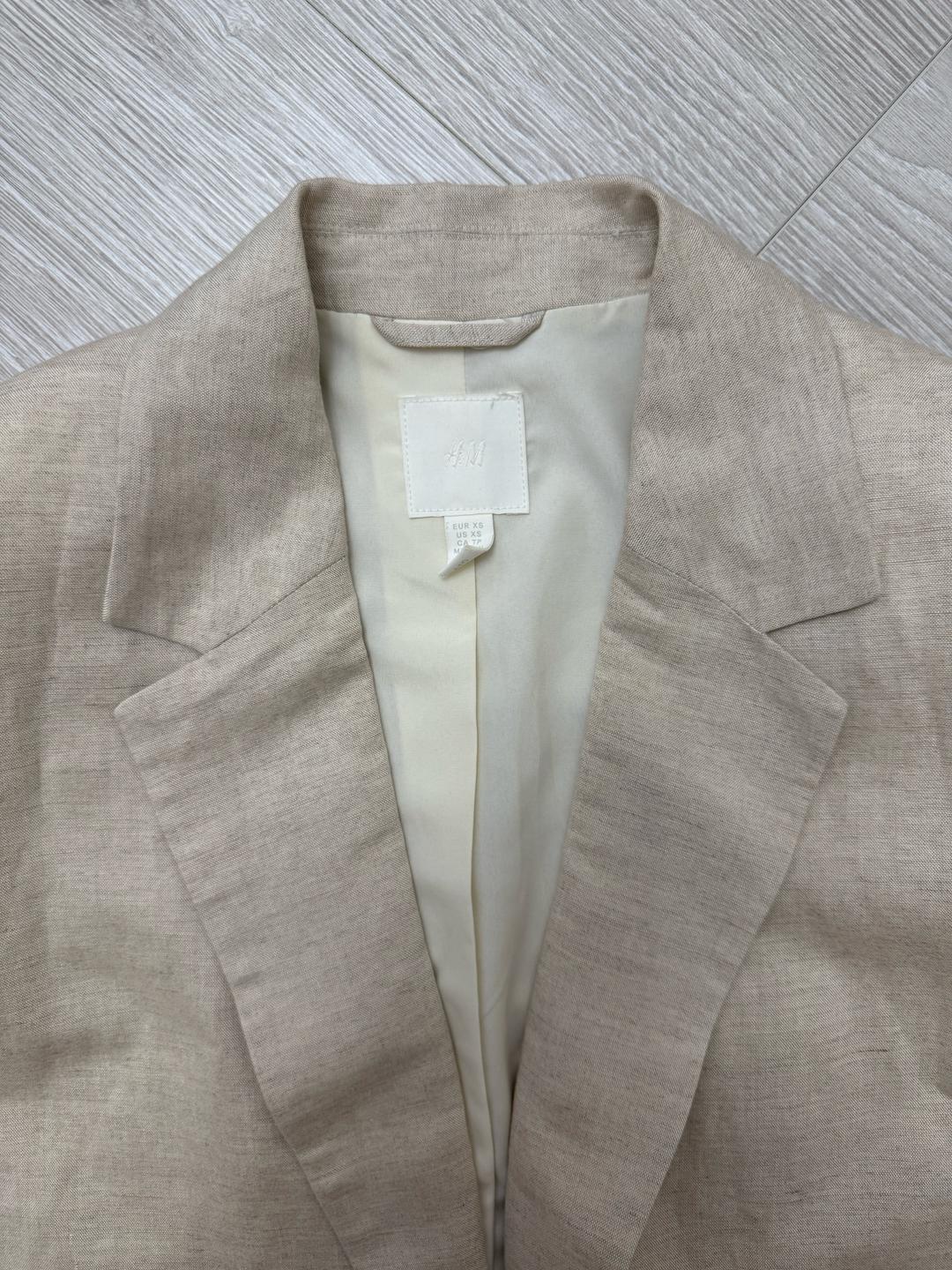 H&M Льняной пиджак HM — фото 2