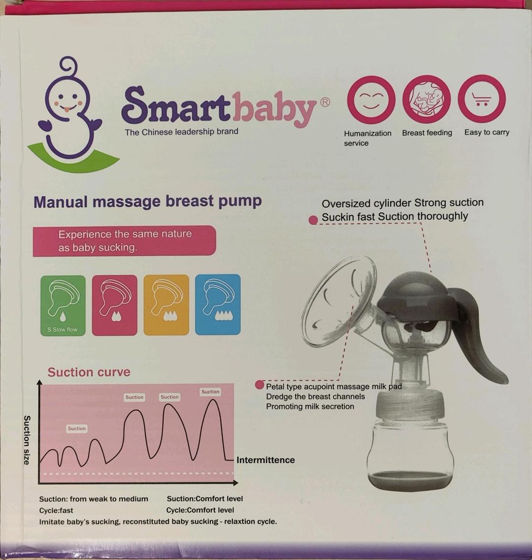 Smartbaby НОВЫЙ ручной молокоотсос Smartbaby(брали в роддом — не воспользовались) — фото 2
