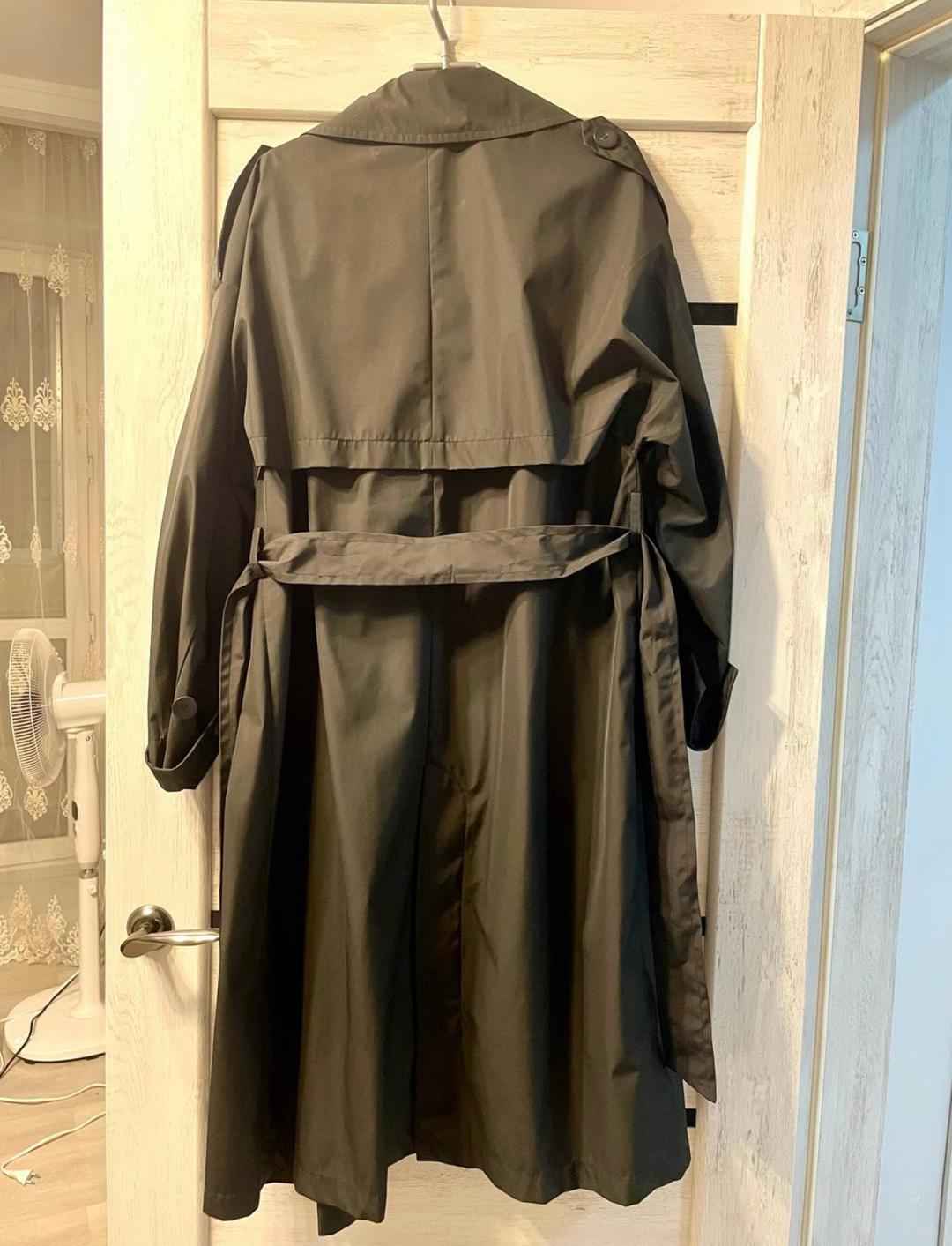 Zara Черный плащь-тренч  Зара — фото 2