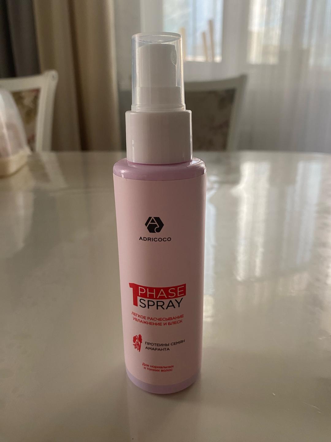 ADRICOCO Спрей для волос 1 Phase Spray — фото 2