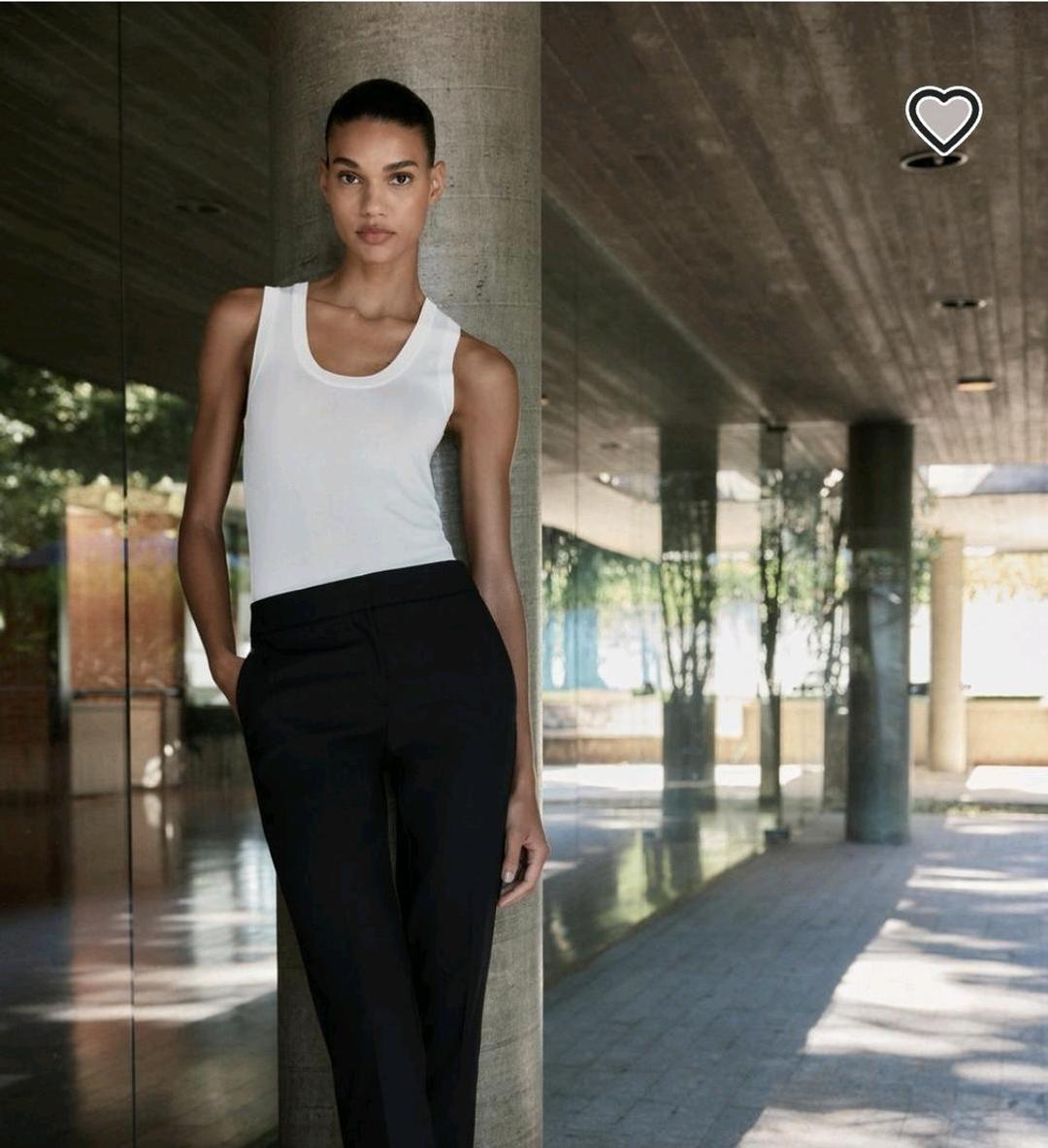Zara Чёрные брюки Zara — фото 2