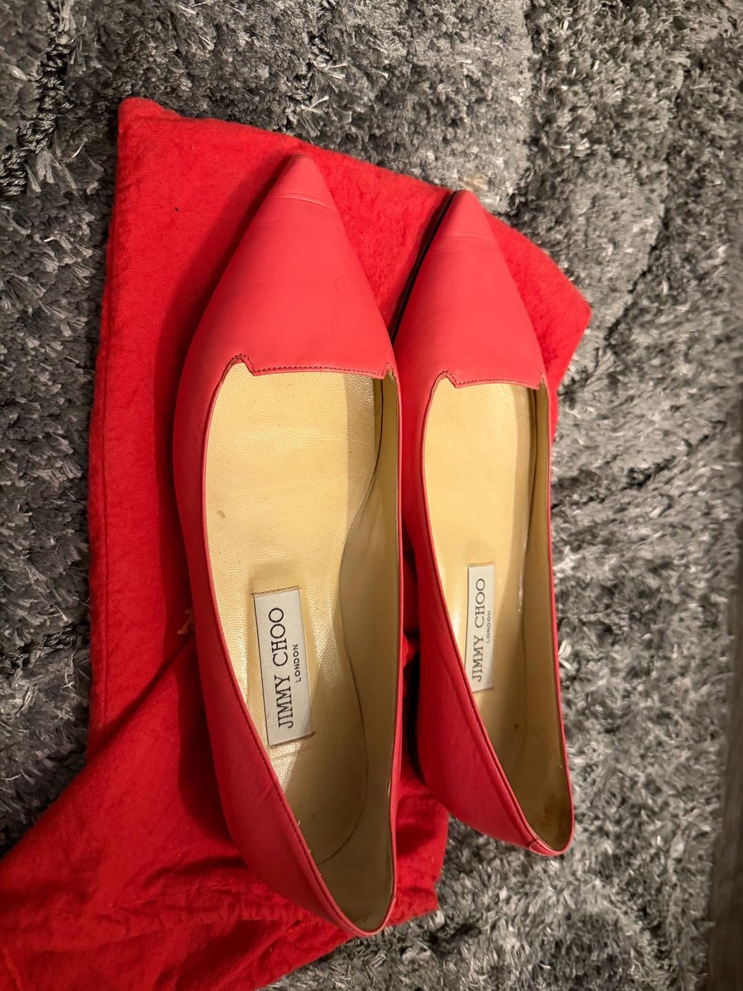 Jimmy Choo Красные балетки Jimmy Choo — фото 2