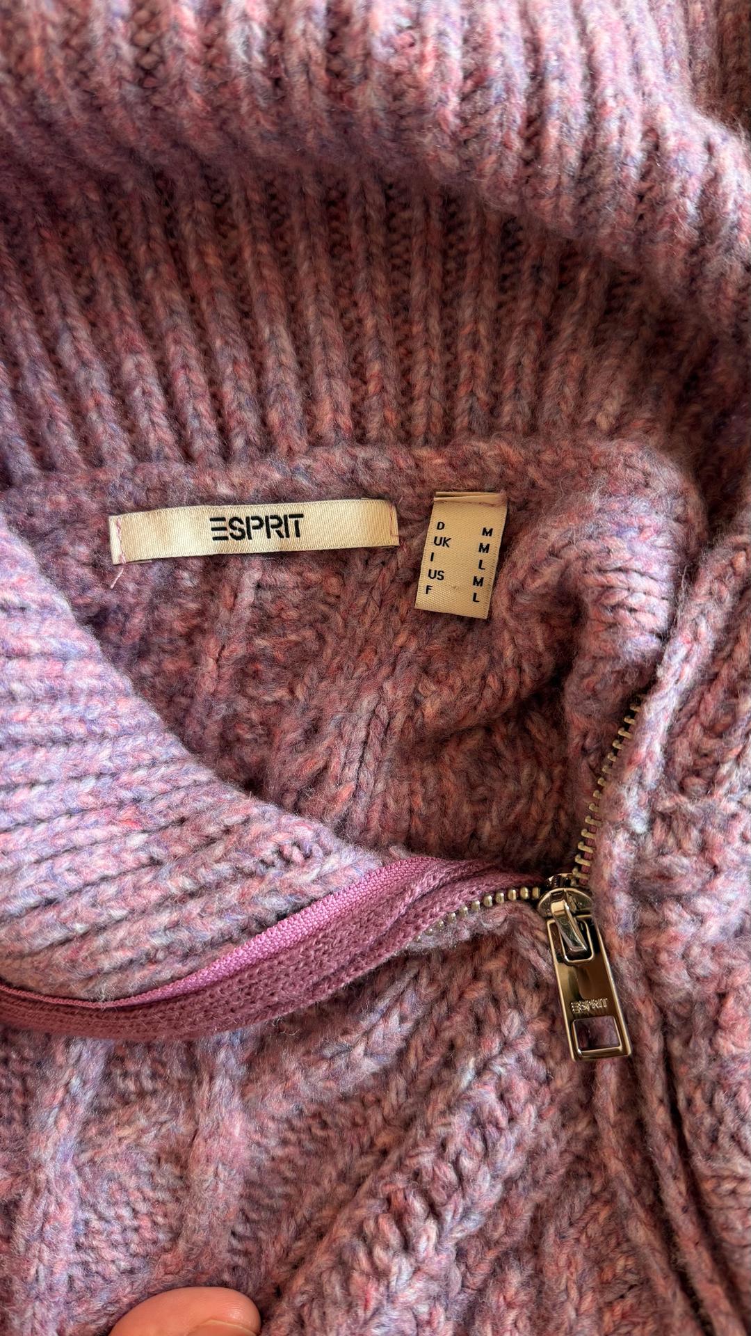 Esprit Пончо ESPRIT вязаное с молнией — фото 2