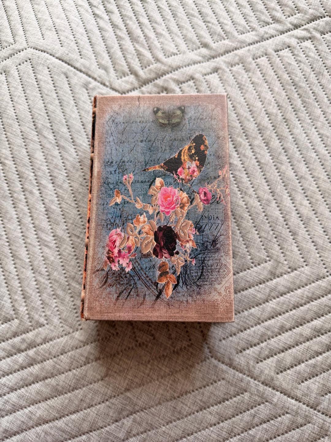 Нет бренда Шкатулка-книга с цветочным дизайном 🌸📚 — фото 2