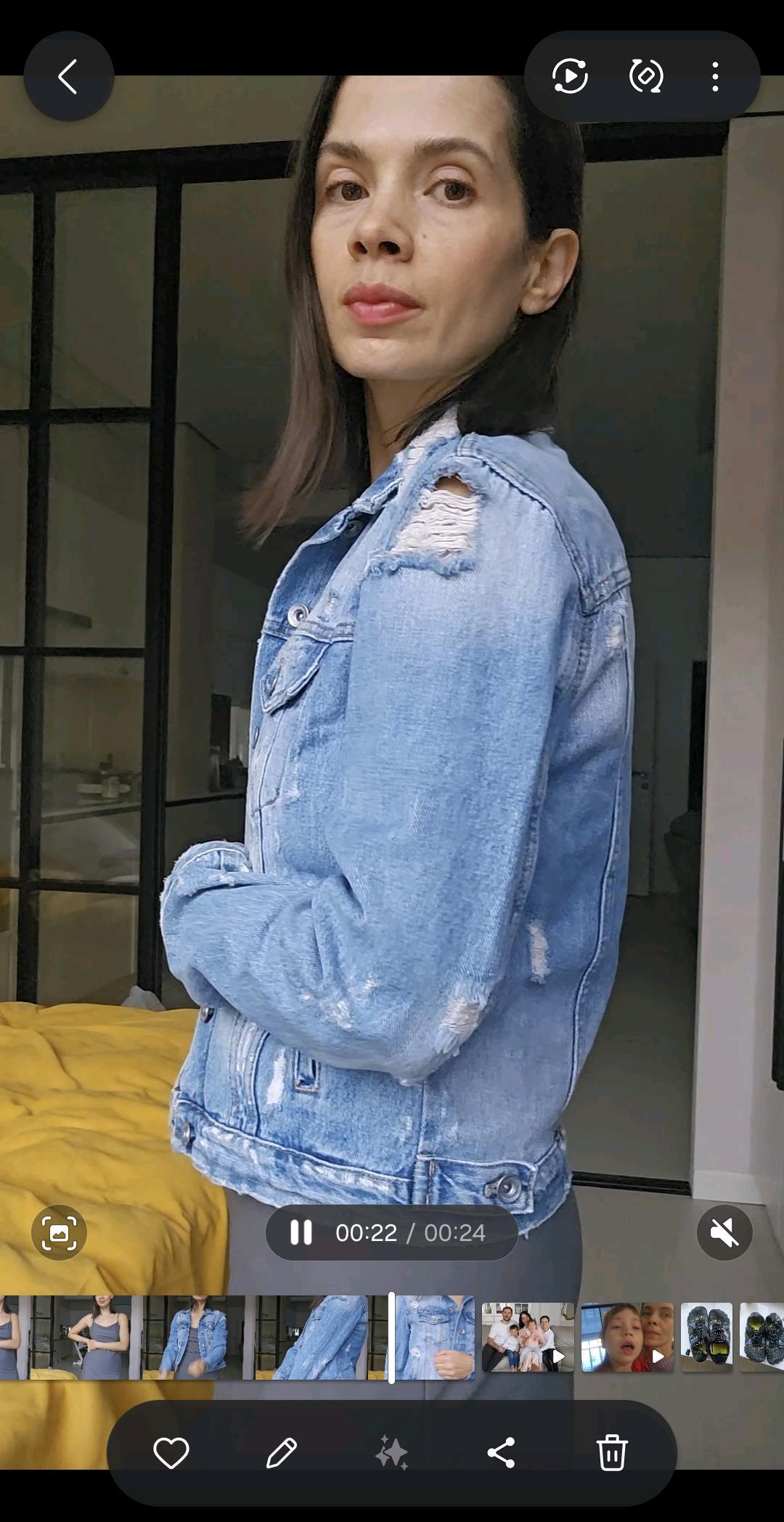 Zara Джинсовая куртка zara — фото 2