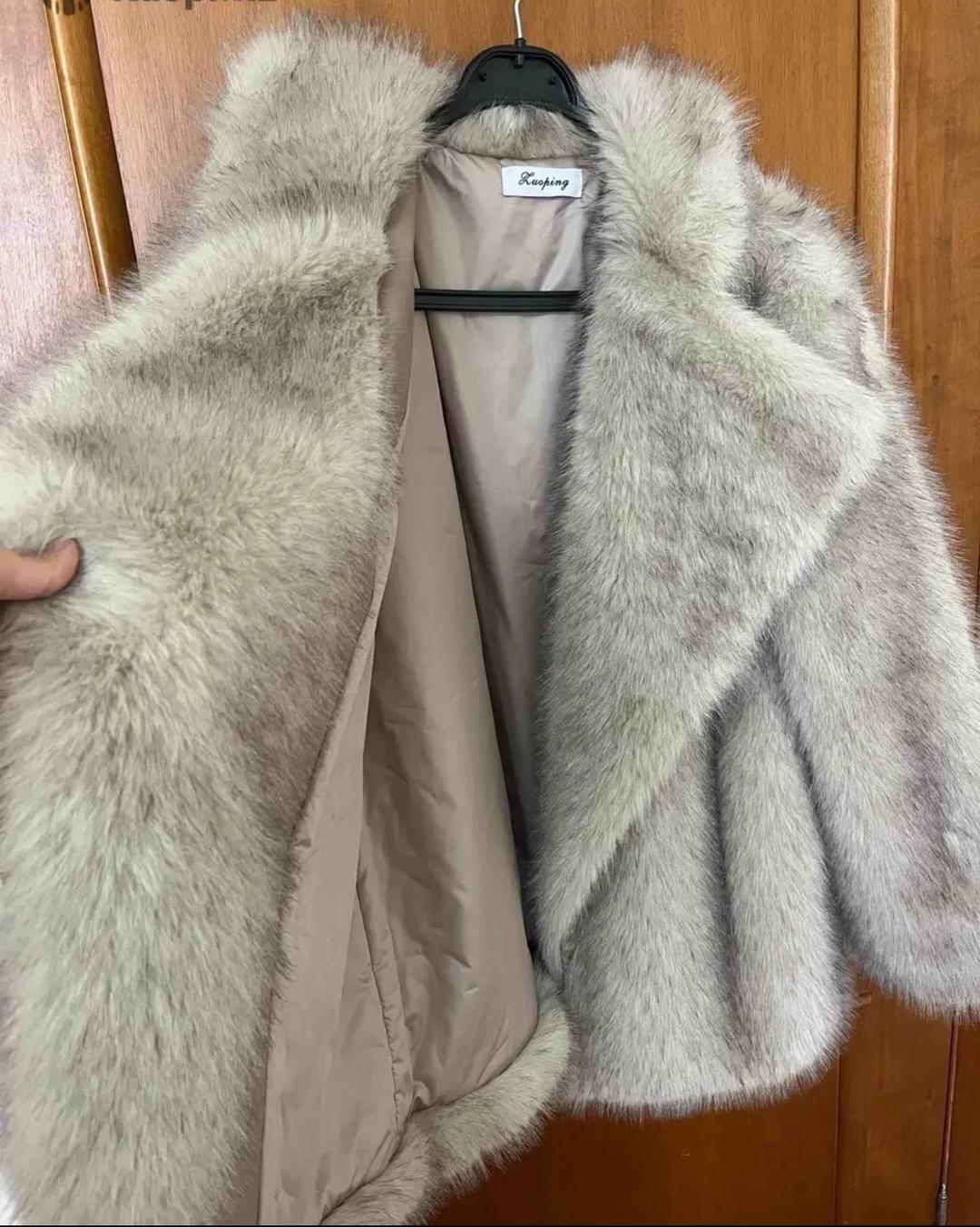 Нет бренда Куртка из искусственного меха — фото 2