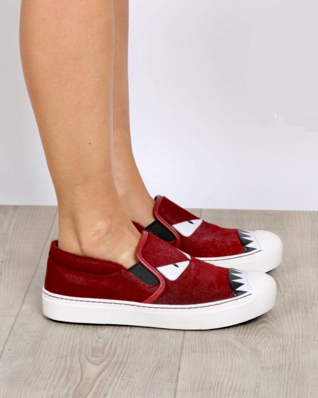 Fendi FENDI Monster Slip-On SneakersРазмер 37,5В хорошем состоянии. — фото 2