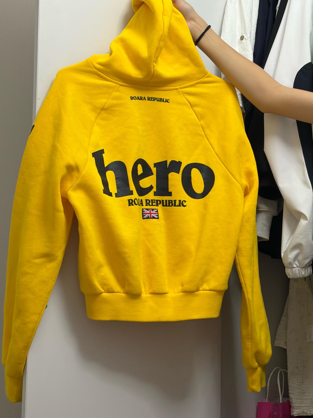 H&M Ярка желтая толстовка H&M — фото 2