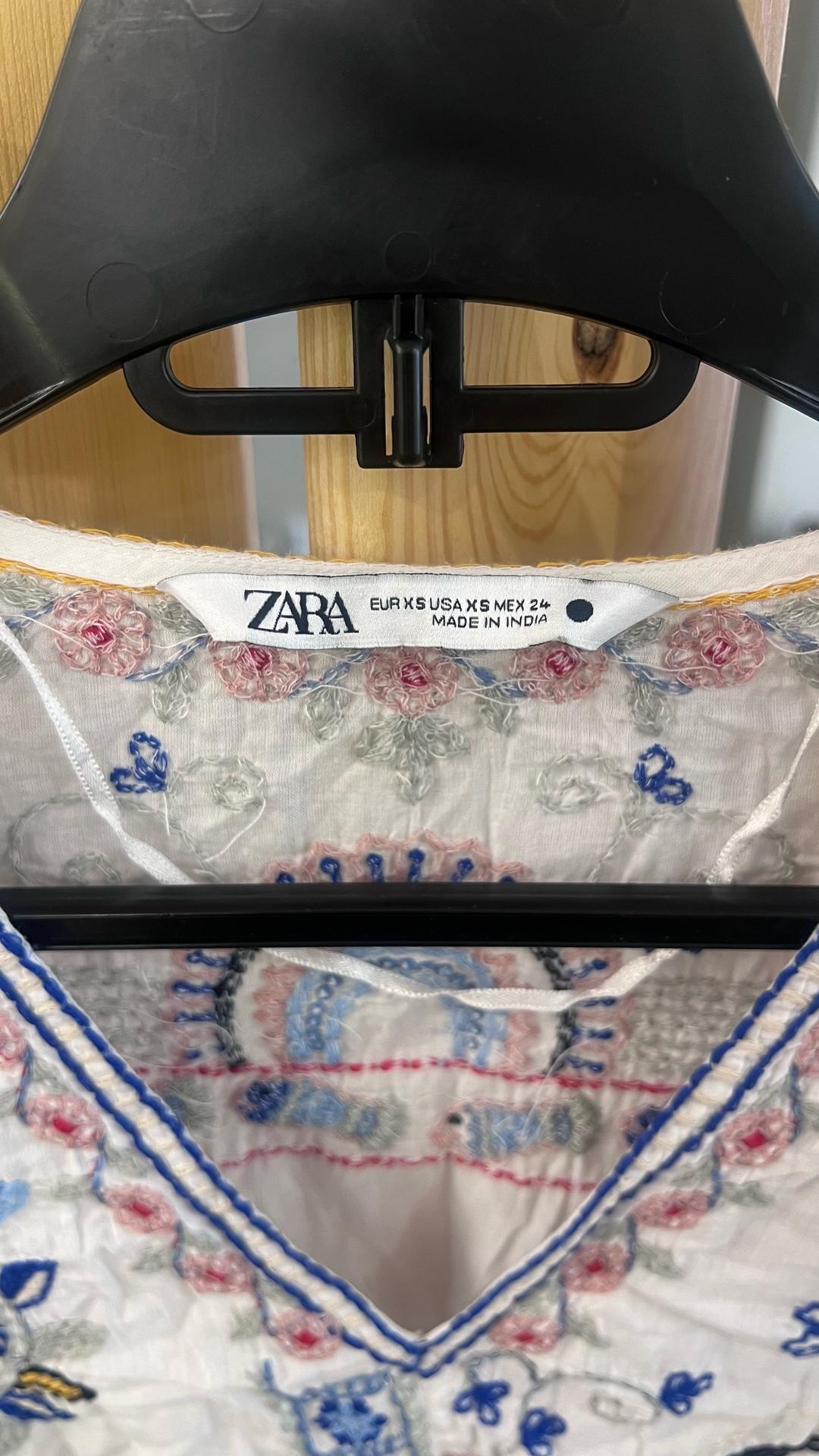 Zara ZARA - Женская вышитая блузка — фото 2