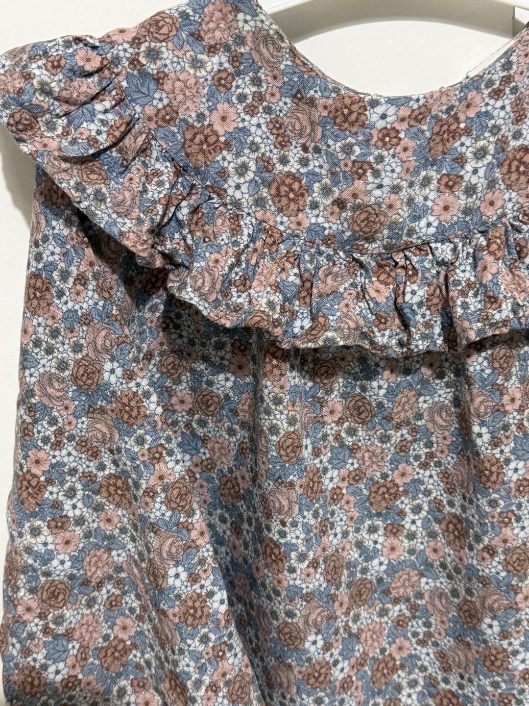 H&M Детское платье с цветочным принтом и оборками H&M . 3-4года — фото 2