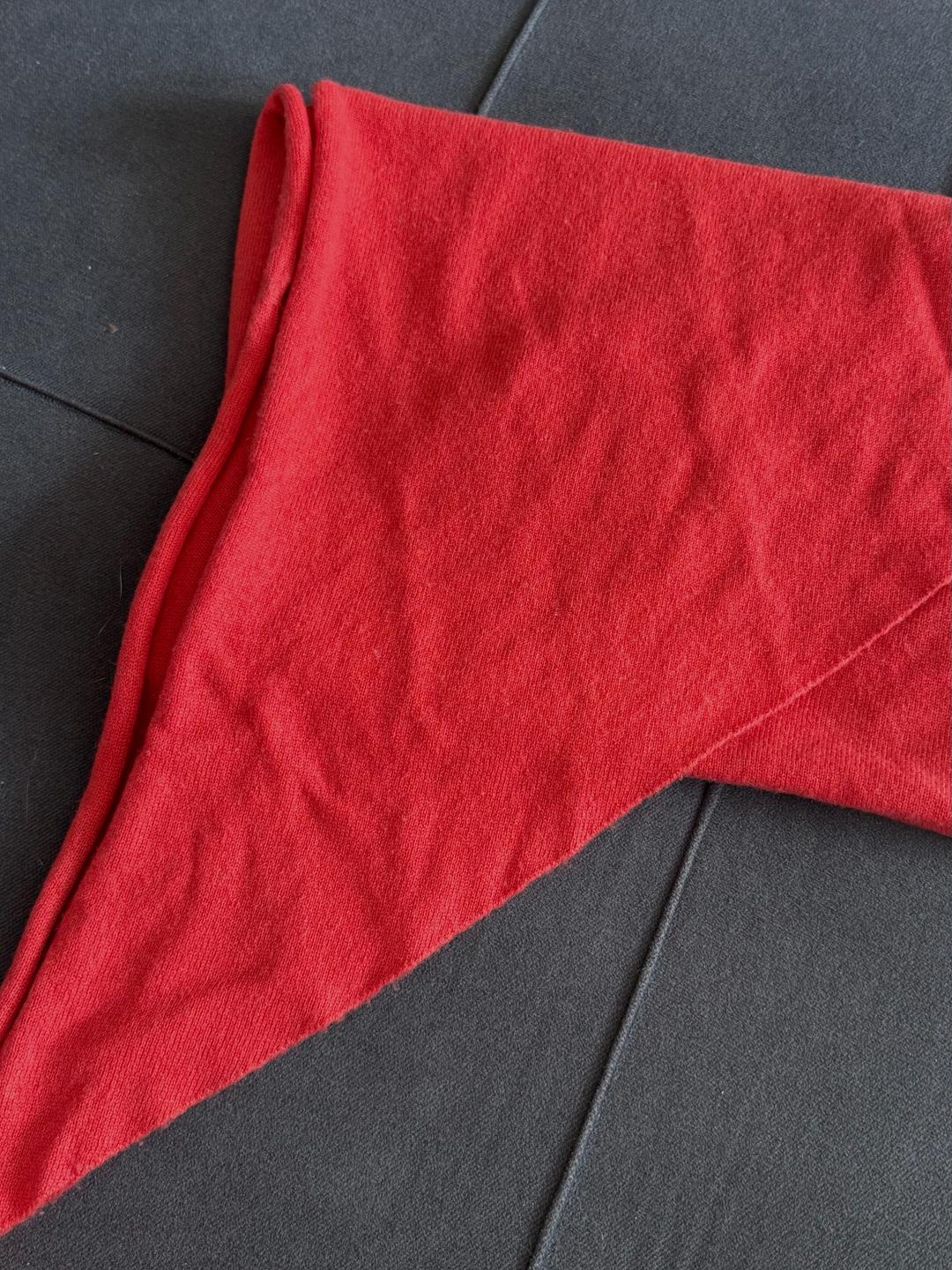 Cream Cashmere Красная косынка из 100% кашемира — фото 2