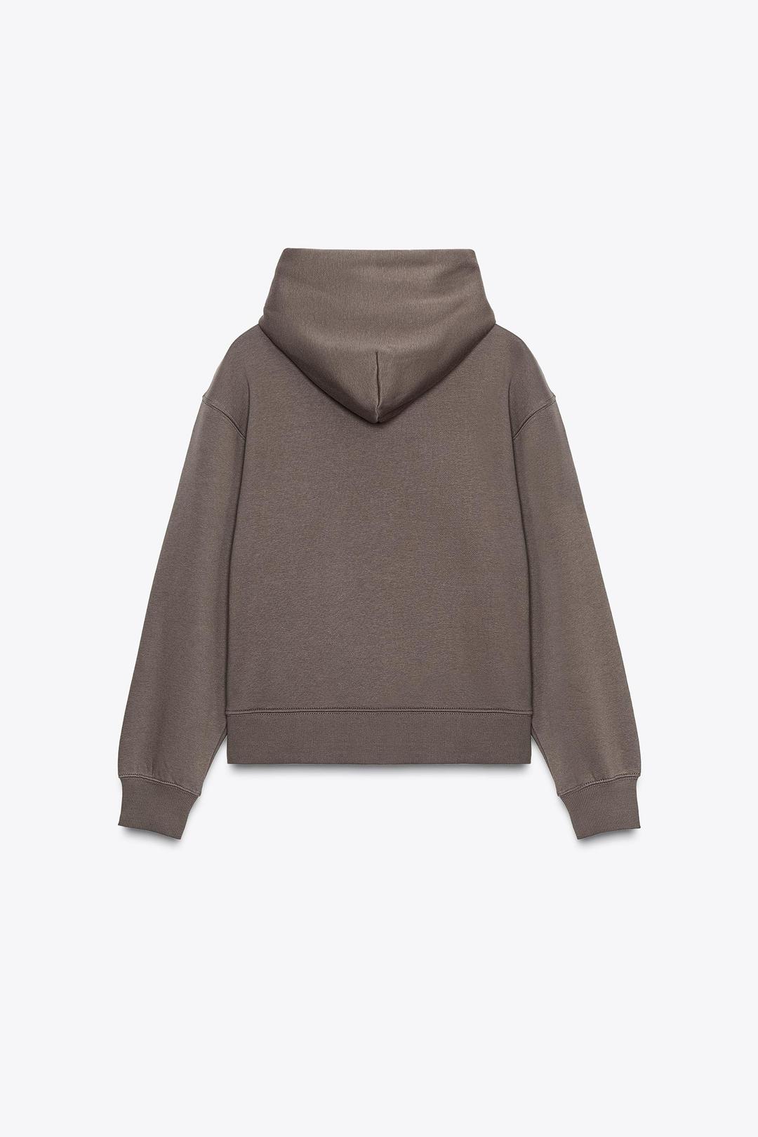 Zara Худи на флисе — фото 2