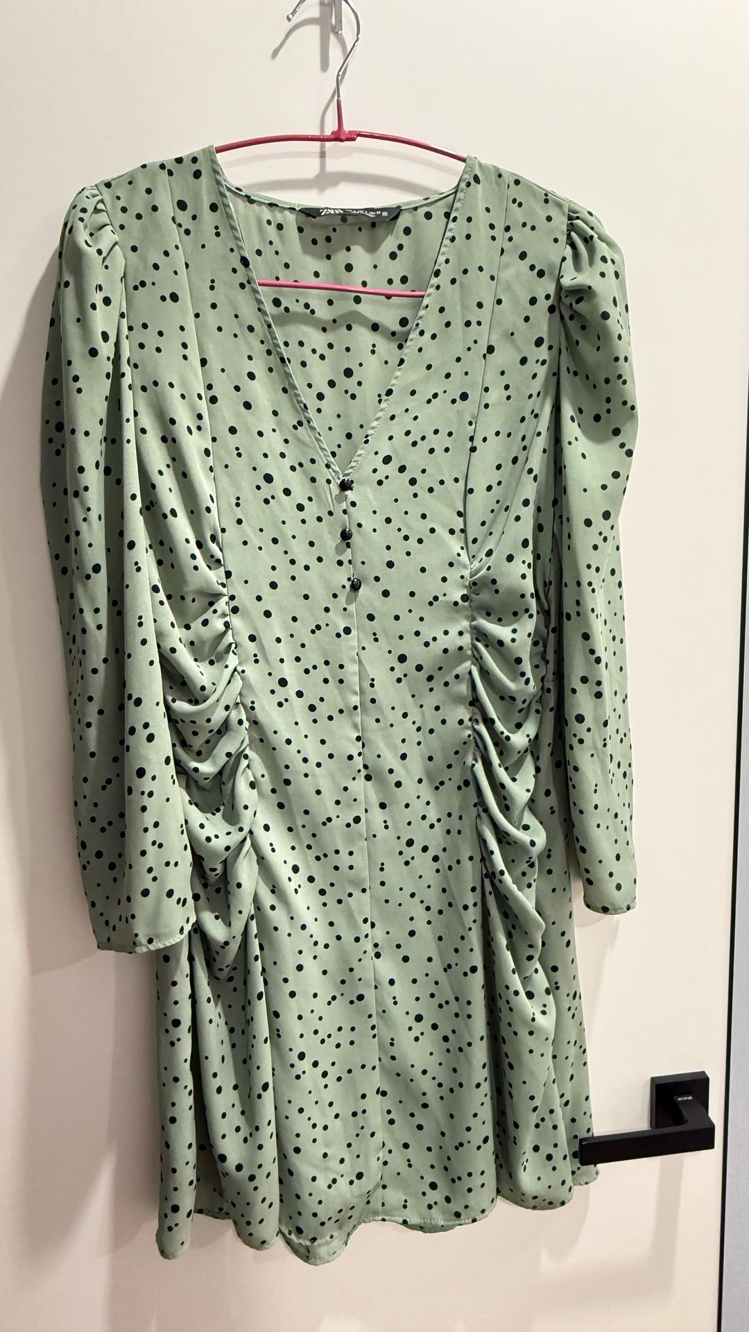 Zara Платье Zara в горошек — фото 2
