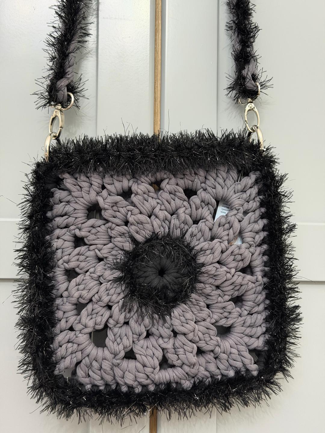 Handmade (ручная работа) Вязаная сумка кроссбоди — фото 2