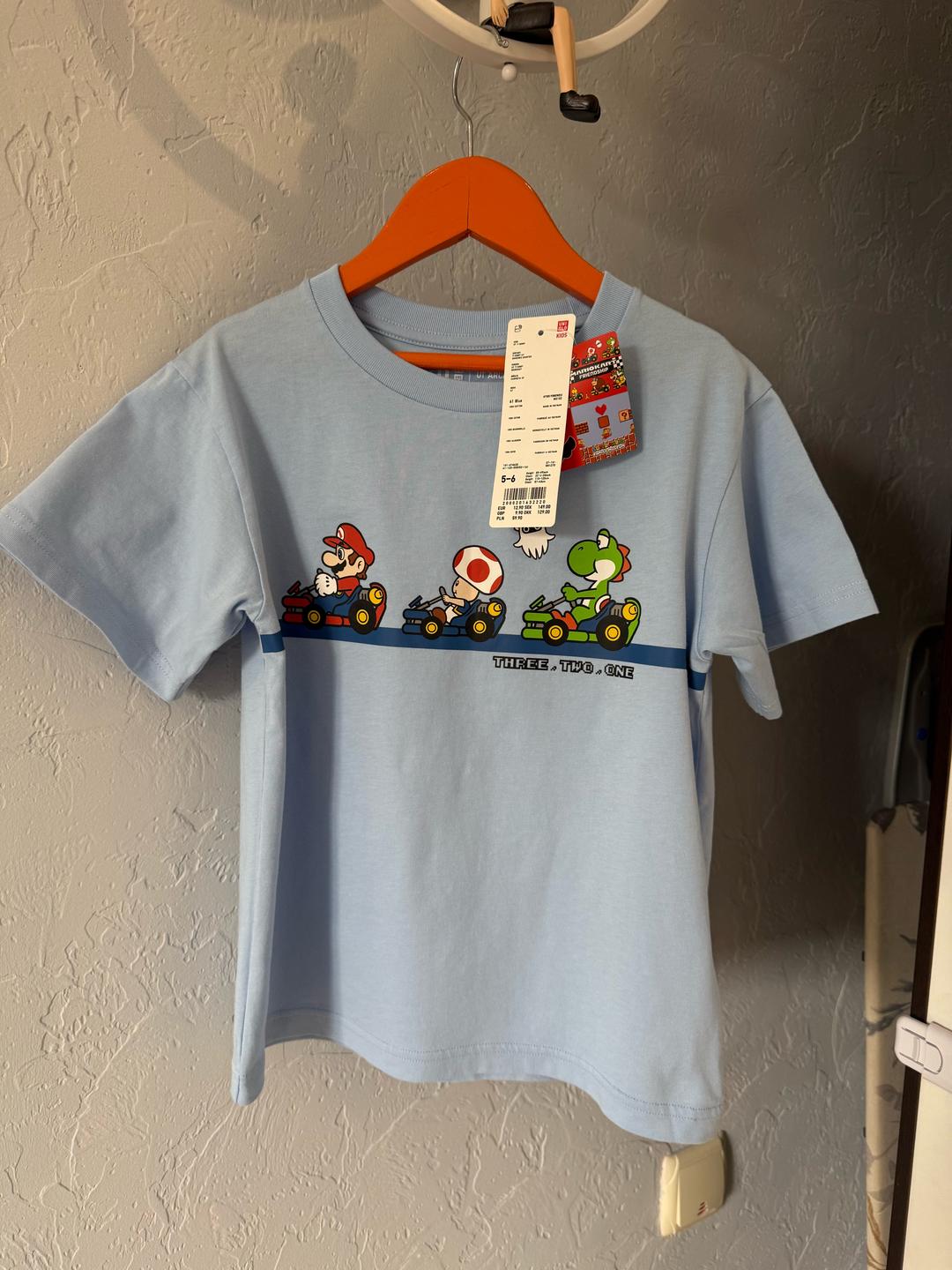 Uniqlo Футболка Uniqlo с принтом Mario Kart — фото 2