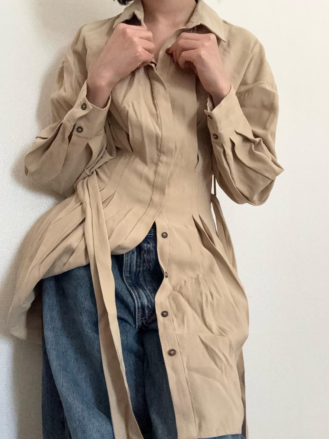 Zara мини платье-рубашка — фото 2