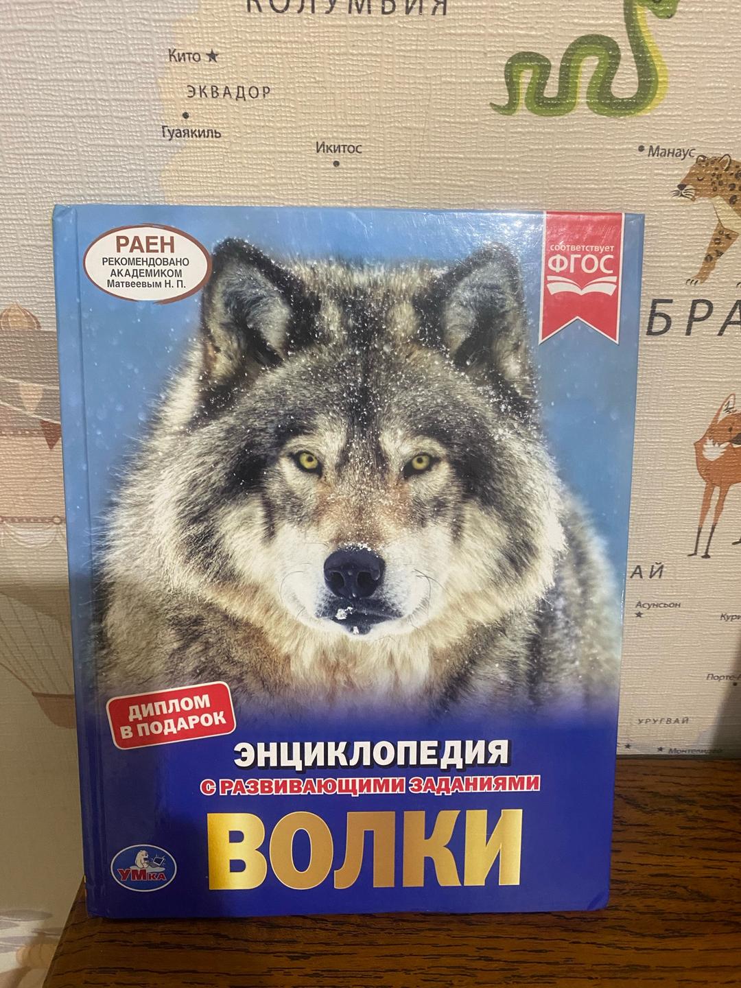 Умка Энциклопедия с развивающими заданиями. Волки — фото 2