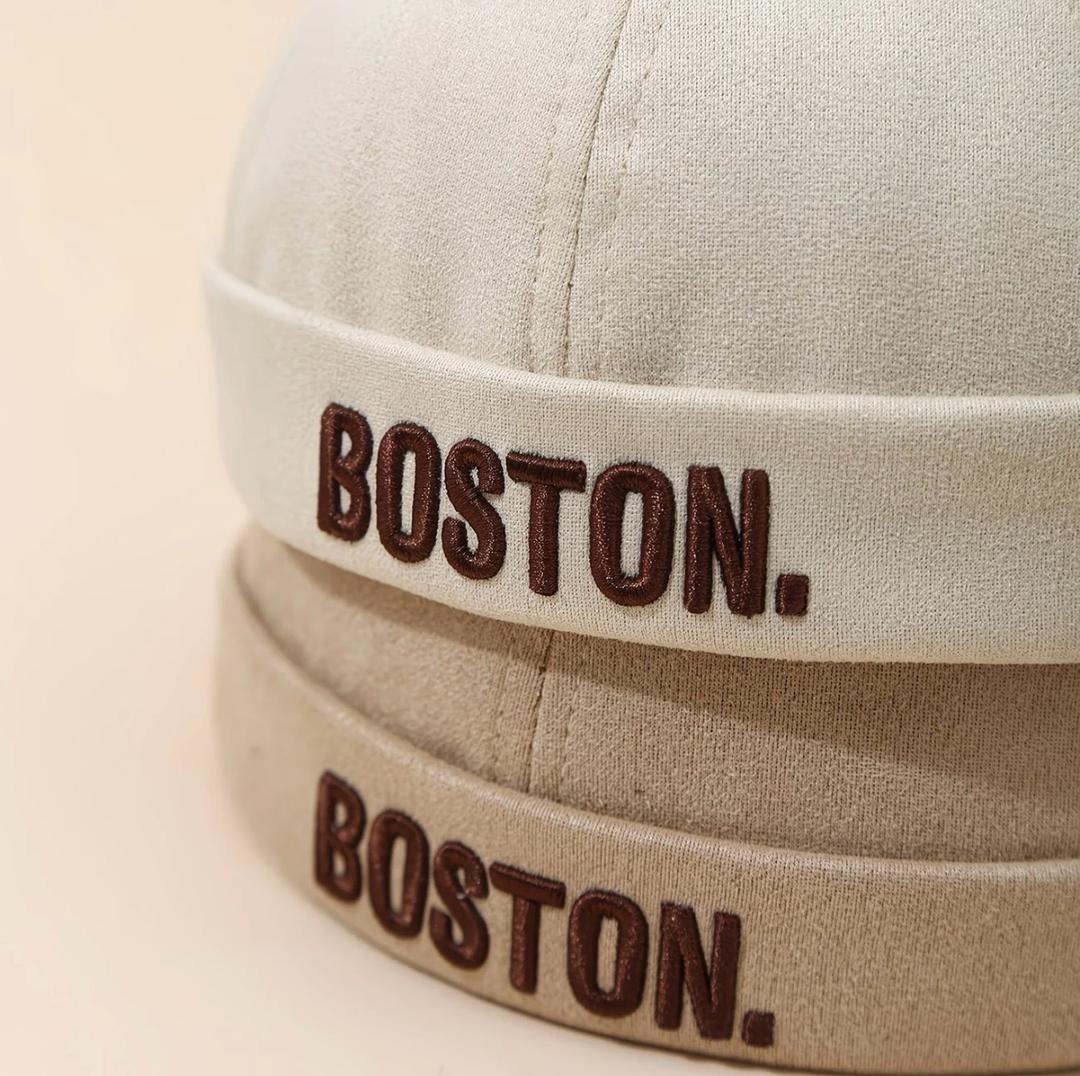 Boston Стильная шапка-бини/докерка в минималистичном стиле 🤍 — фото 2