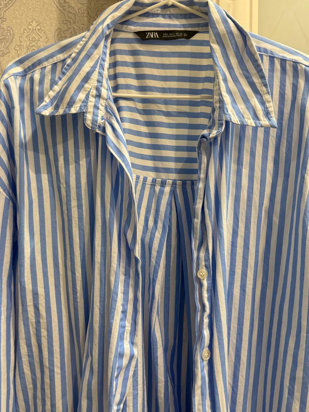 Zara Рубашка ZARA в полоску — фото 2