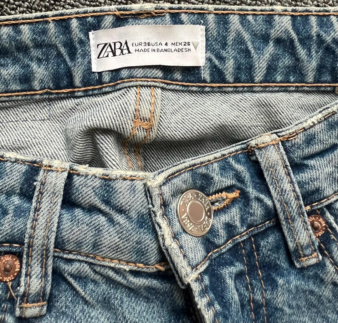 Zara Джинсовые шорты Zara — фото 2