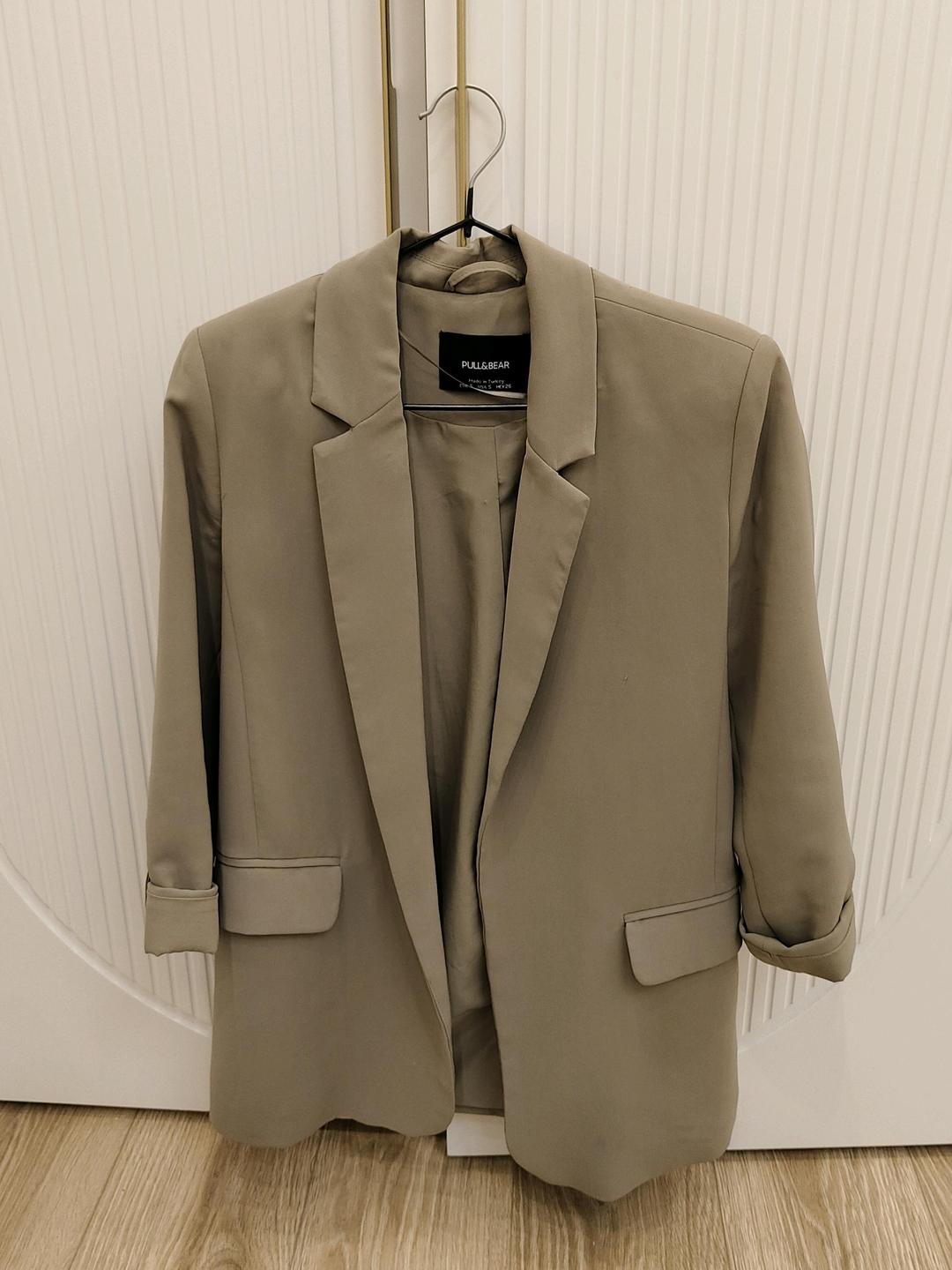 Pull & Bear Бежевый пиджак — фото 2
