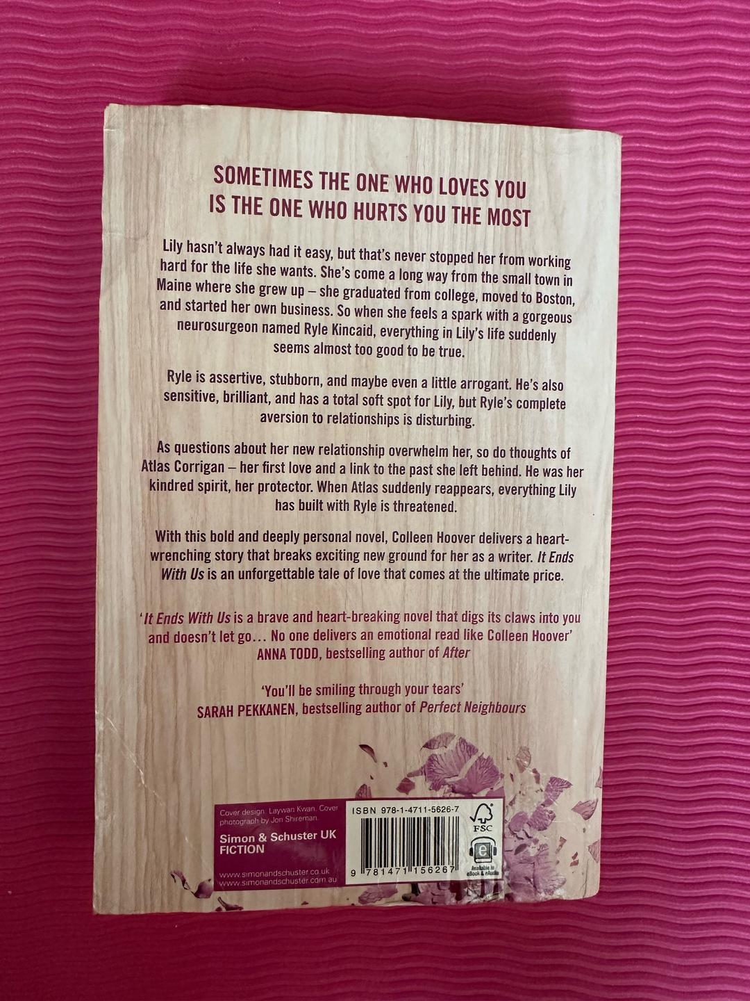 Колин Гувер Книга на Английском языке It Ends with Us — фото 2