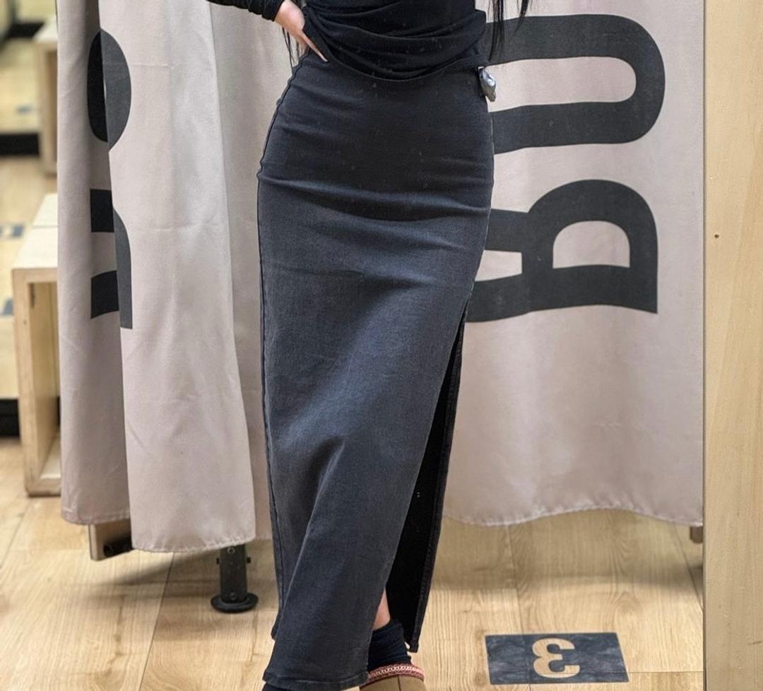 Bershka джинсовая юбка — фото 2