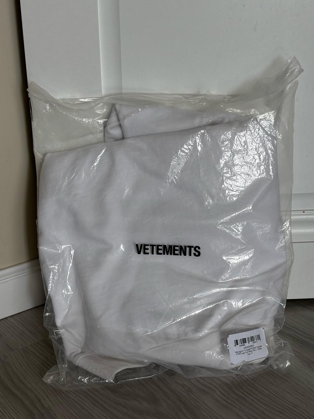 Vetements Худи Vetements белое — фото 2