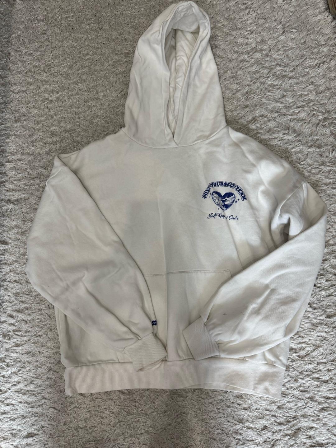 Pull & Bear Белая Толстовка Pull and Bear — фото 2